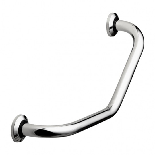 BARRA APOIO ALUMINIO 45G | 32x430mm | CROMADO | ISERO