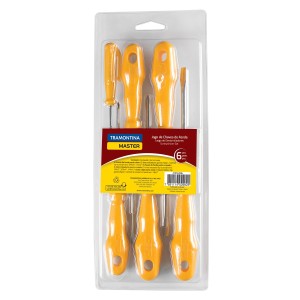 JOGO CHAVE DE FENDA | 6 PCS | TRAMONTINA