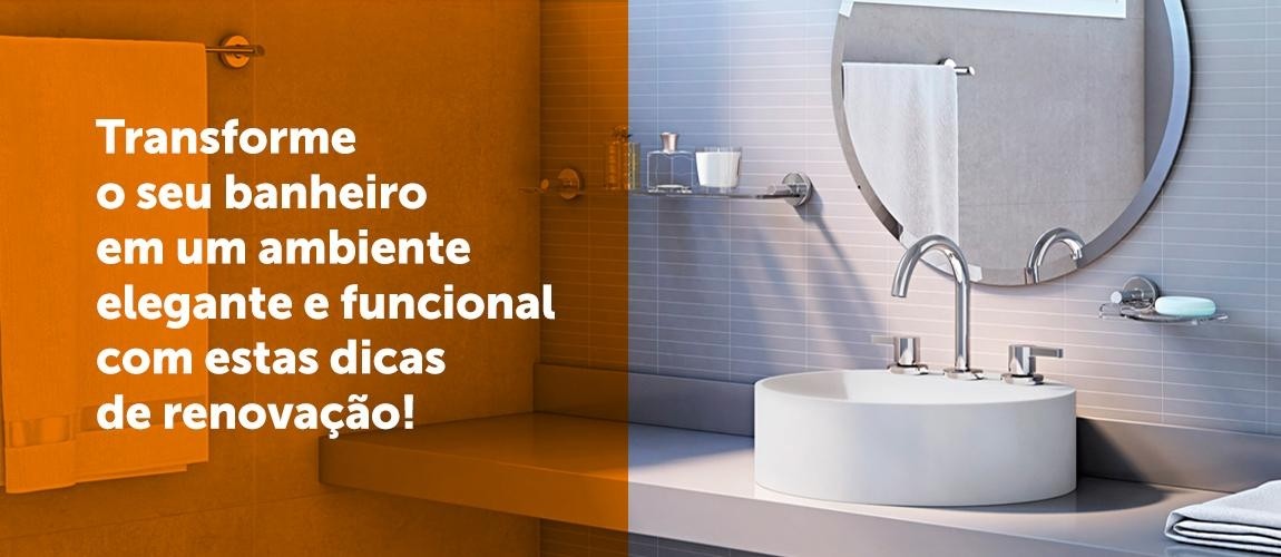 iTransforme o seu banheiro em um ambiente elegante e funcional com estas dicas de renovação!